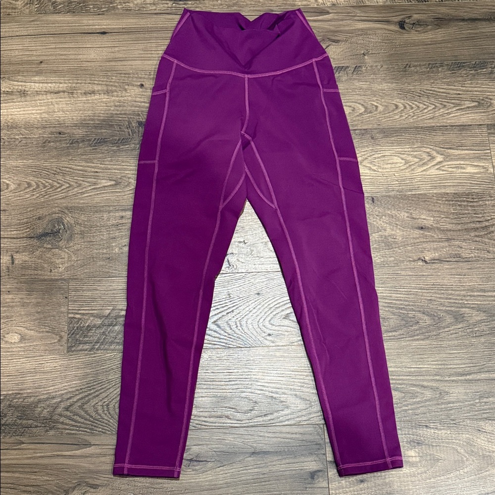 Colorfulkoala Vibrant Purple Ankle Length High-Waisted Leggings